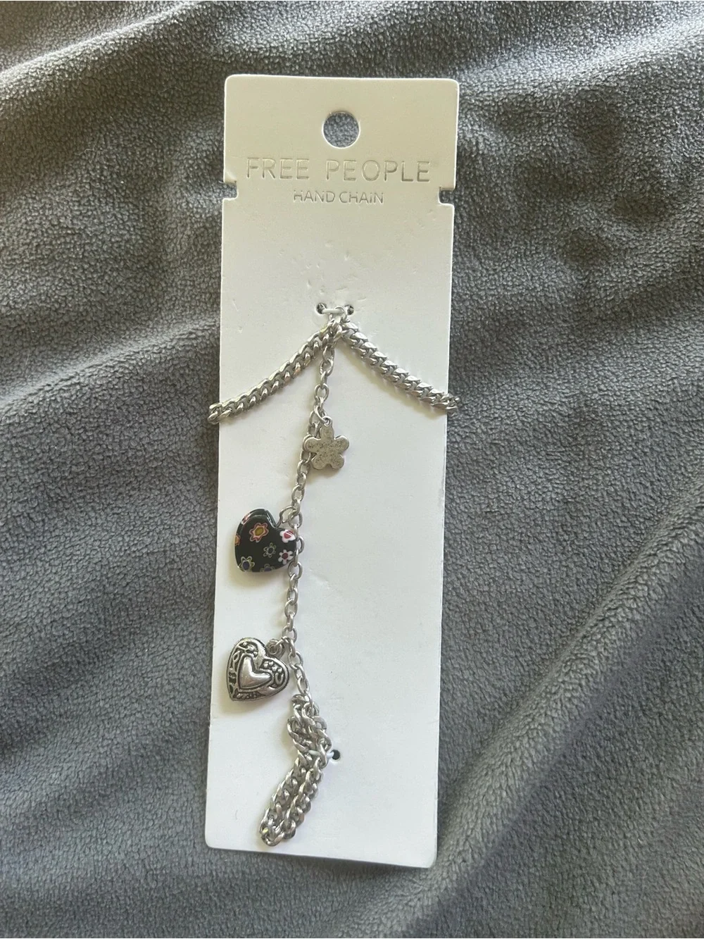 NWT Free People Valentina Hand Chain